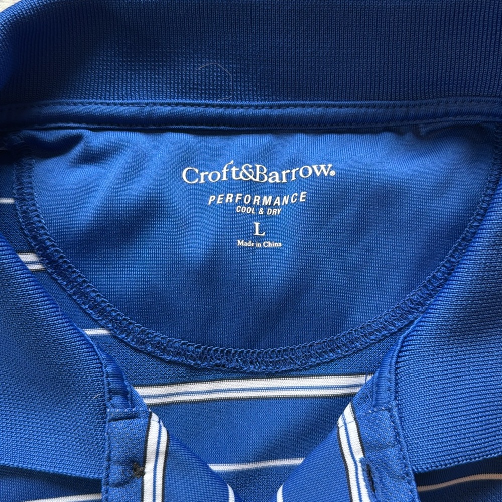 Blue striped Polo - Picture 2 of 3